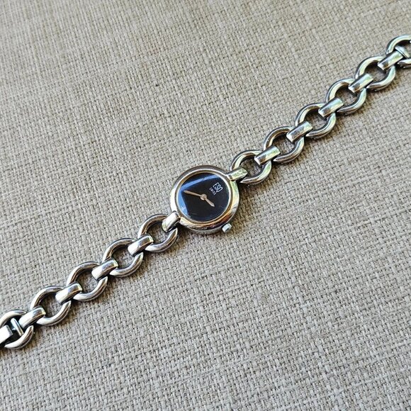 ESQ by Movado Swiss Women Wristwatch Black Face Silver Tone Analog Watch - Picture 11 of 15